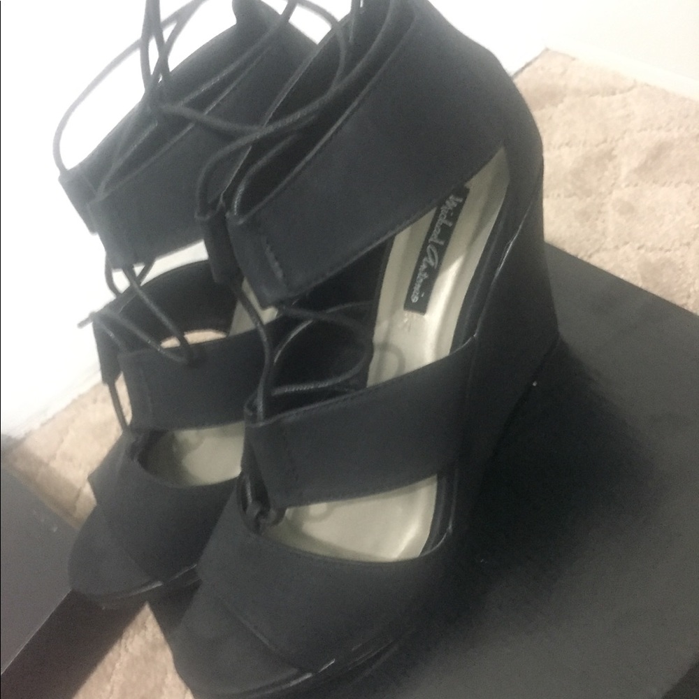 Lace up wedges - Picture 3 of 5